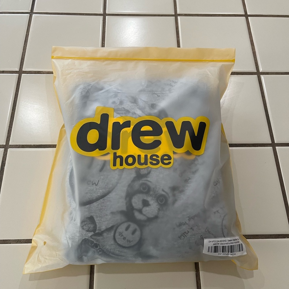 Drew Secret deconstructed hoodie large